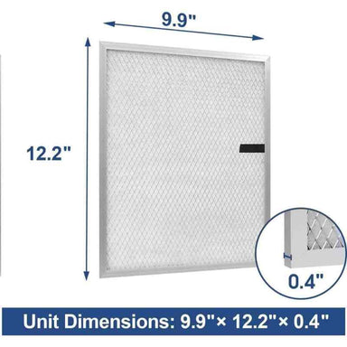 AlorAir Replacement MERV-8 Filters for Storm LGR Extreme Dehumidifier 4 Pack dimensions