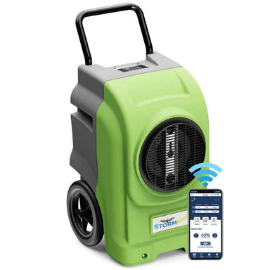 AlorAir Storm Elite LGR Dehumidifier 270 PPD wifi in green