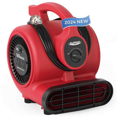 AlorAir 600 CFM Air Mover Blower Fan in red