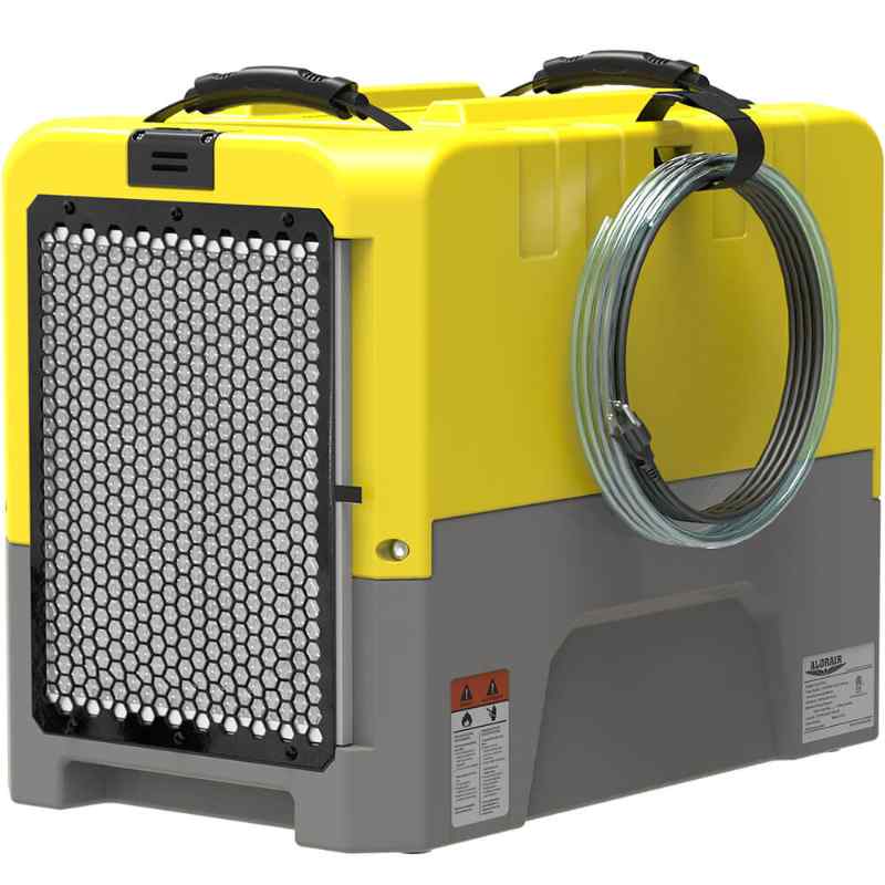 alorair storm extreme lgr commercial dehumidifier Built in Pump in yellow