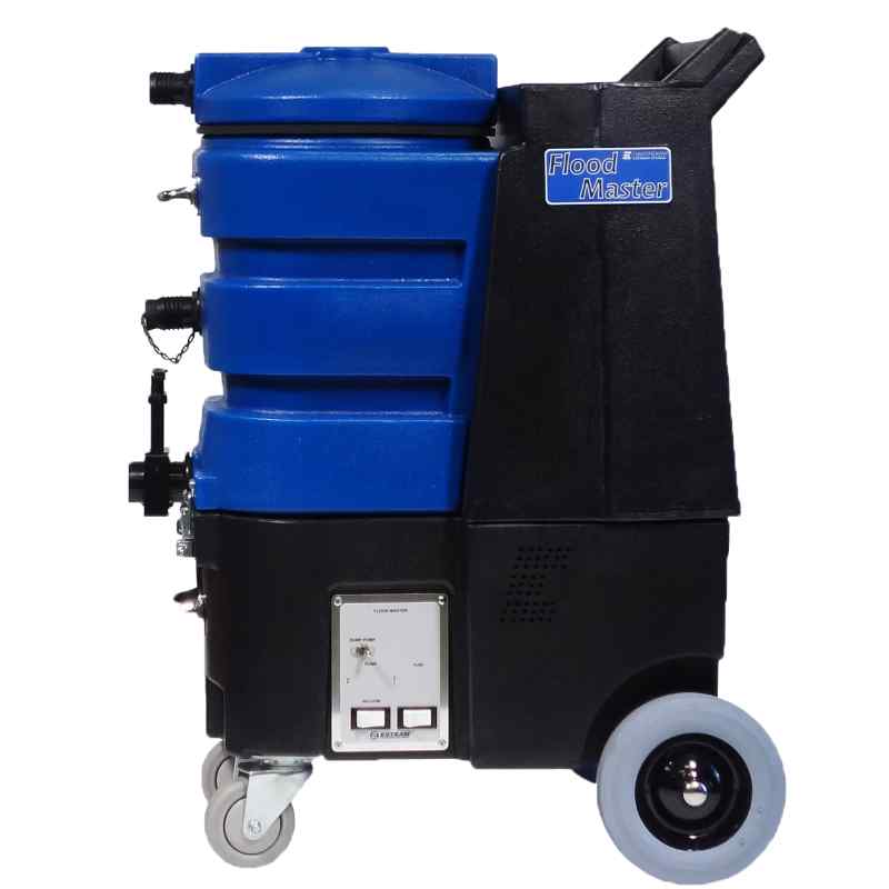 ESTEAM-FloodMaster FM200 65GPM Flood Extractor and 200 psi carpet cleaner SIDE VIEW