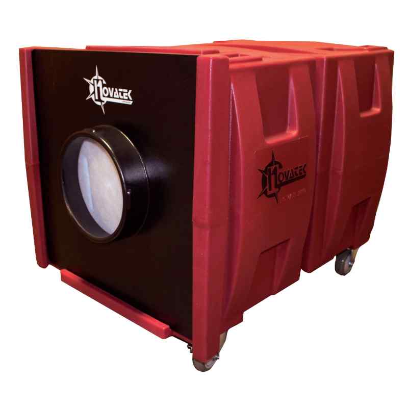 Novatek Novair 2000 Air Scrubbe Negative Air Machine back view F2100