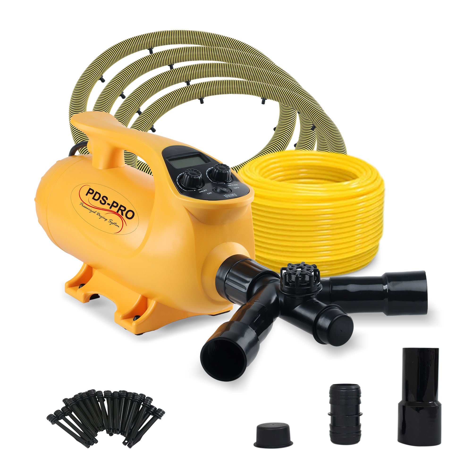 XPOWER PDS-Pro System Pressurized Wall Cavity Drying Kit Variable Speed Variable Heat Brushless Motor complete kit view