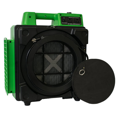 XPOWER X-2480A Professional 3-Stage HEPA Mini Air Scrubber main view in green