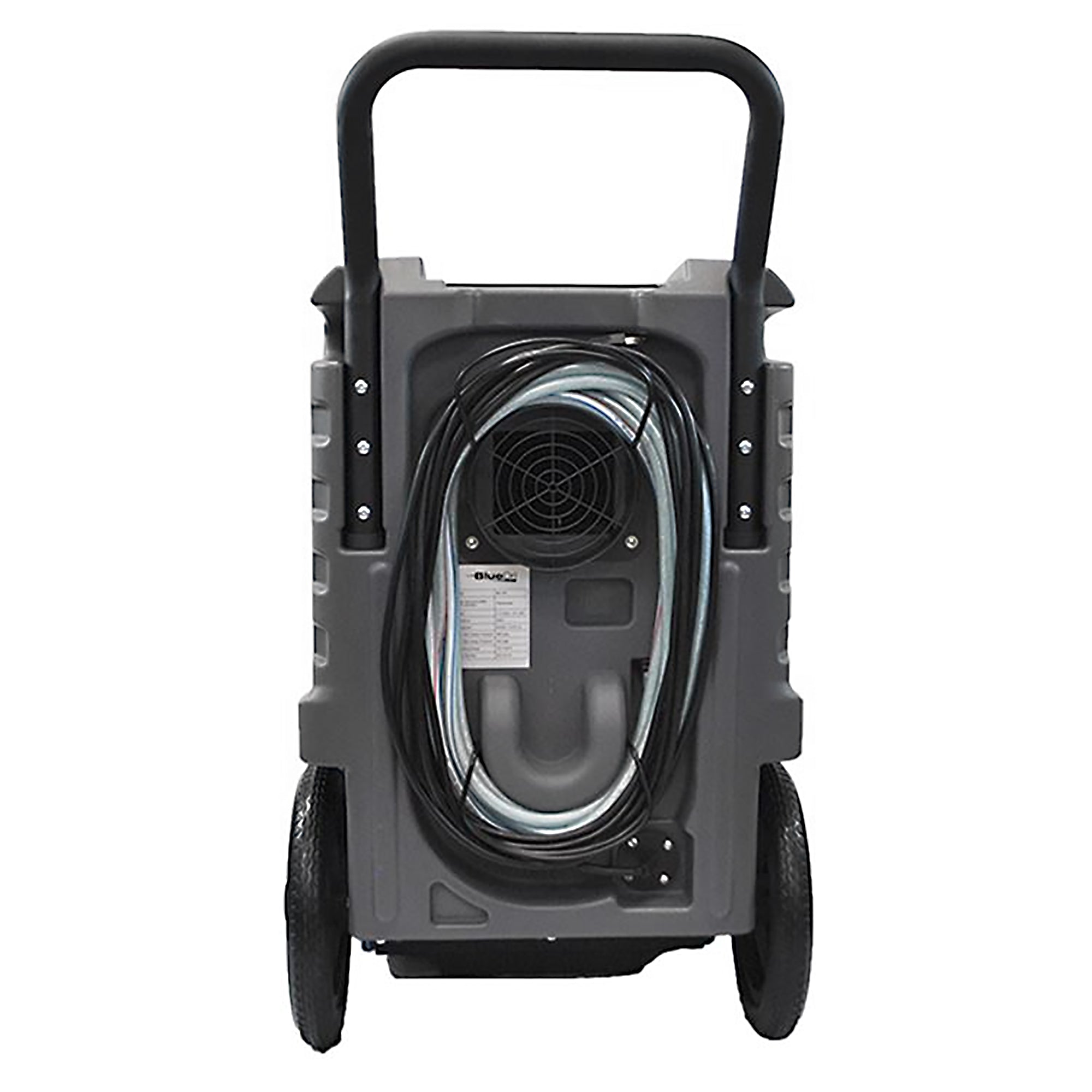 xpower xd-125 commercial dehumidifier back view