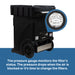 pressure gauge on XPOWER AP-2500D Commercial HEPA Filtration Air Scrubber - 1800CFM
