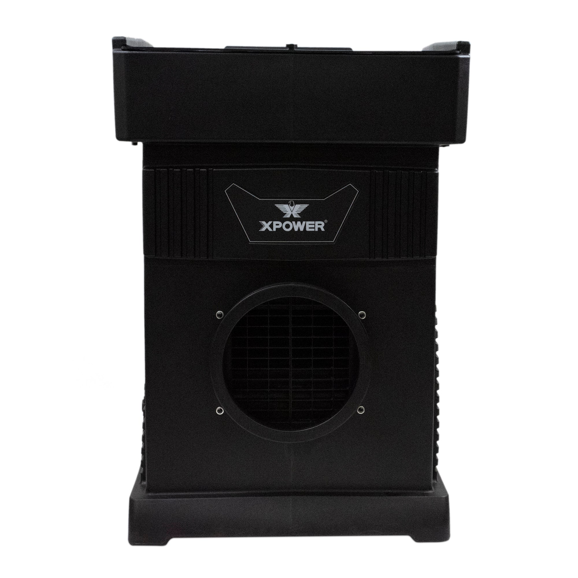 front view of XPOWER AP-2500D Commercial HEPA Filtration Air Scrubber - 1800CFM
