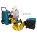 xpower xd-125 commercial dehumidifier showing application being used together with air scrubber