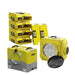 ALORAIR Combo Pack for Water Damage Restoration 1xStorm LGR Extreme Commercial Dehumidifier 6xZeus 900 Air Movers and 1xHEPA 550 Air Scrubber group photo in yellow