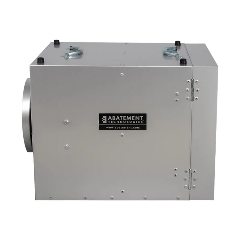 Abatement Technologies PAS750 view machine showing left side with logo