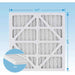 AlorAir Replacement MERV-10 Filters for CleanShield HEPA 550 Air Scrubber 5 Pack dimensions