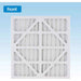 AlorAir Replacement MERV-10 Filters for CleanShield HEPA 550 Air Scrubber 5 Pack front view