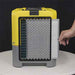 AlorAir Replacement MERV-8 Filters for Storm LGR Extreme Dehumidifier 4 Pack  being loaded into dehumidifier