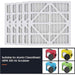 AlorAir-Replacement MERV-10 Filters for CleanShield HEPA 550 Air Scrubber- 10 Pack showing compatible air scrubbers