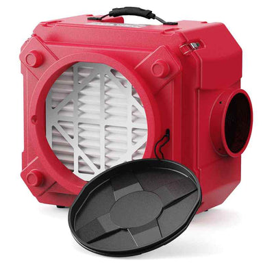 AlorAir - Clean Shield HEPA 550 - Air Scrubber - 550 CFM in red