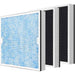 AlorAir HEPA Activated Carbon Filter Replacement Set for CleanShield HEPA 550 Air Scrubber main image