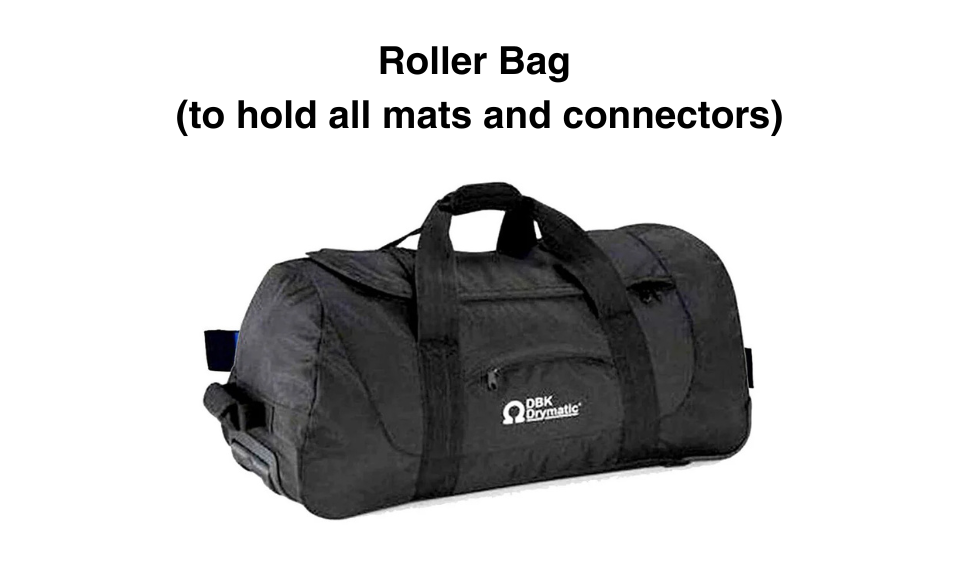 DBK DRYMATIC roller bag for floor and wall mat drying system storage