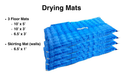 DBK Drymatic #FGPH351, Platinum Package Floor Drying System mat view