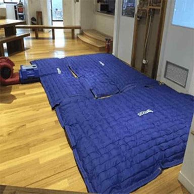Drymatic Boost Bar Floor Drying Start Up Kit #FGPH151 picture of mat system being used in home