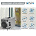 EcorPro EDP50-PRO Stainless Steel Desiccant Dehumidifier-50 PINT advantages