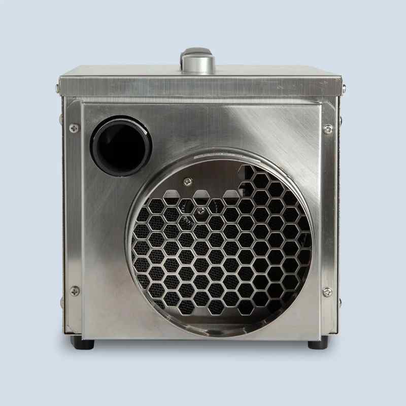 EcorPro EDP50-PRO Stainless Steel Desiccant Dehumidifier-50 PINT back view