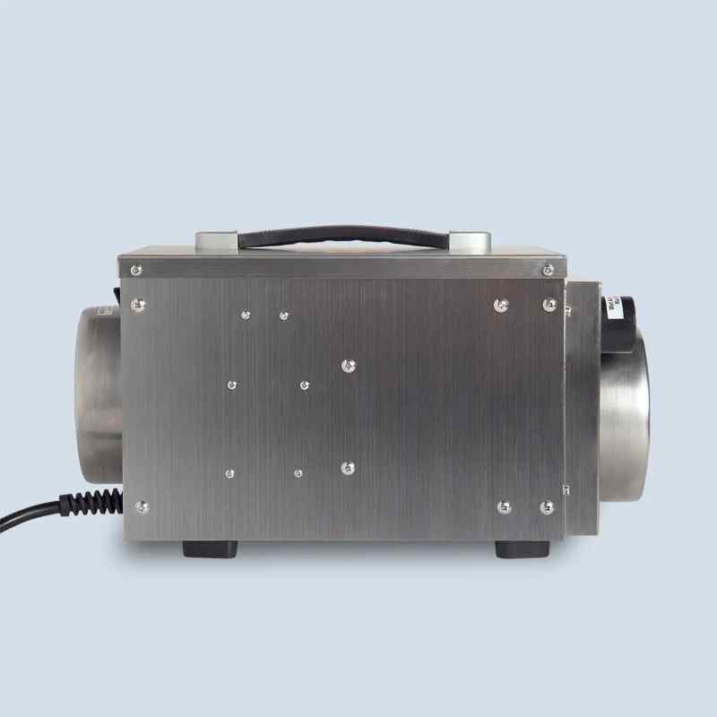 EcorPro EDP50-PRO Stainless Steel Desiccant Dehumidifier-50 PINT side view