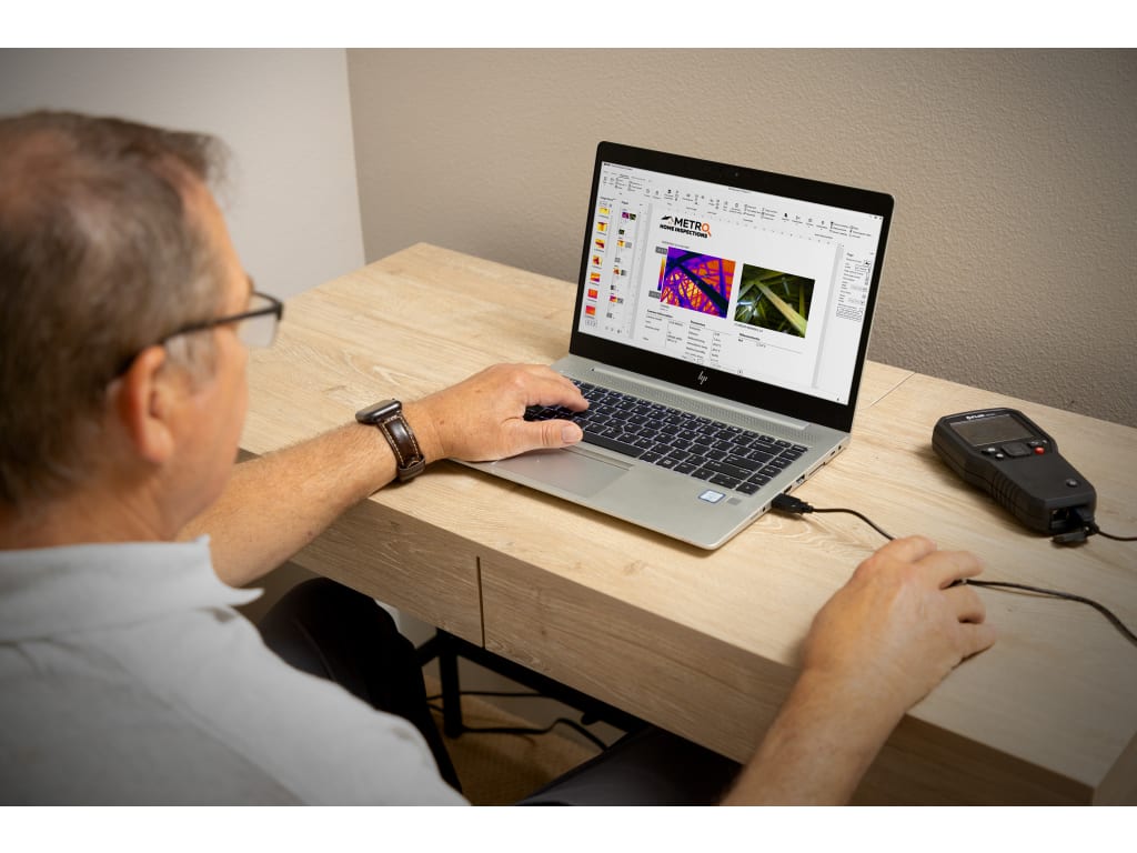 uploading images to computer from FLIR - MR265 - Moisture Meter and Thermal Imager with MSX®