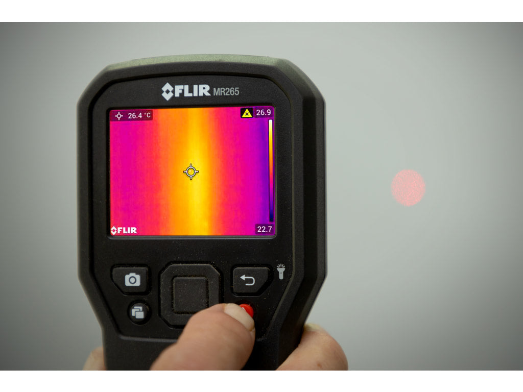 infrared laser guided mode on FLIR - MR265 - Moisture Meter and Thermal Imager with MSX®
