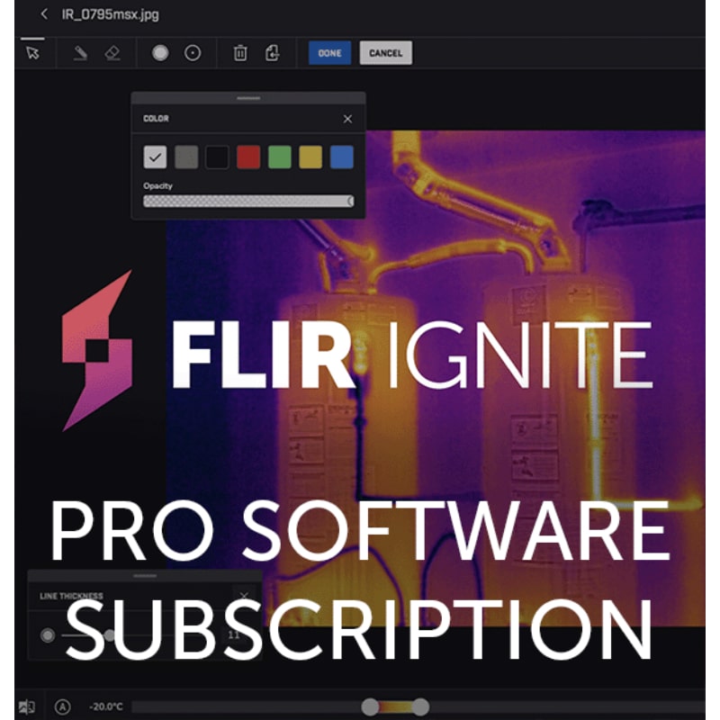 E8 Pro pro software subscription view