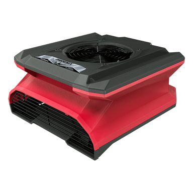 Phoenix AirMAX Radial Air Mover in red angled left view