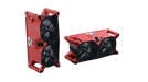 red phoenix focus ii dual axial air mover showing vertical and horizontal use