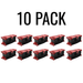 Phoenix Focus II Dual Axial Air Mover Water Restoration Equipment Package - 10 Pack in red