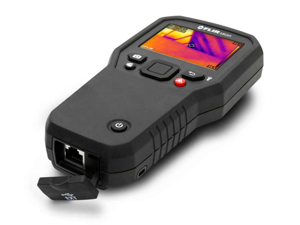 port open view of FLIR - MR265 - Moisture Meter and Thermal Imager with MSX®