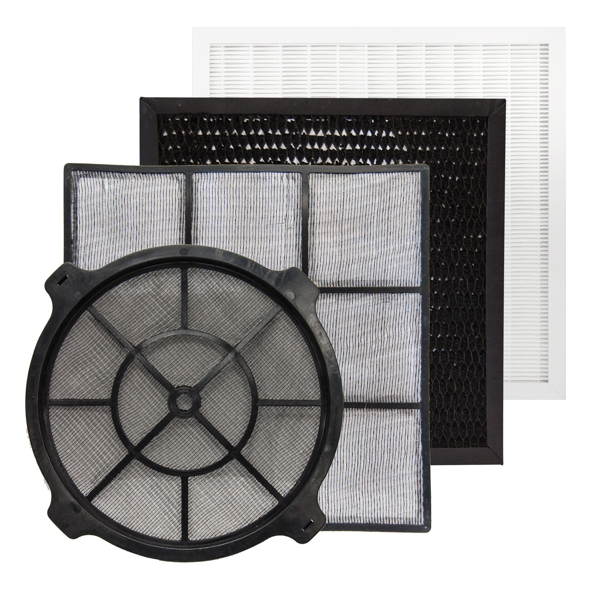 XPOWER X-2580 Professional 4-Stage HEPA Mini Air Scrubber filters