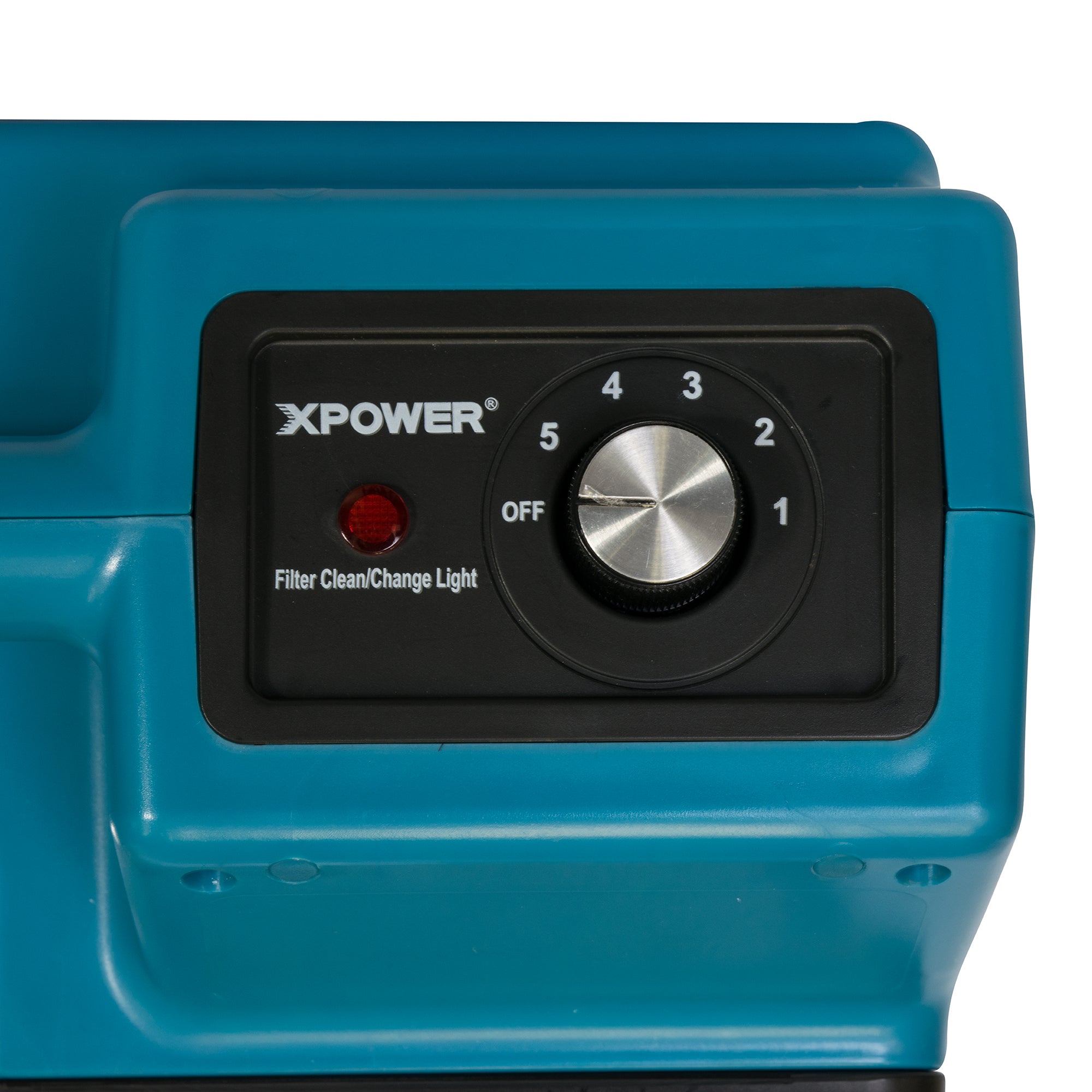 XPOWER X-2580 Professional 4-Stage HEPA Mini Air Scrubber control panel