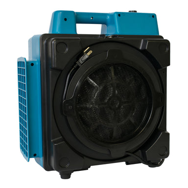 XPOWER X-2580 Professional 4-Stage HEPA Mini Air Scrubber back angle view