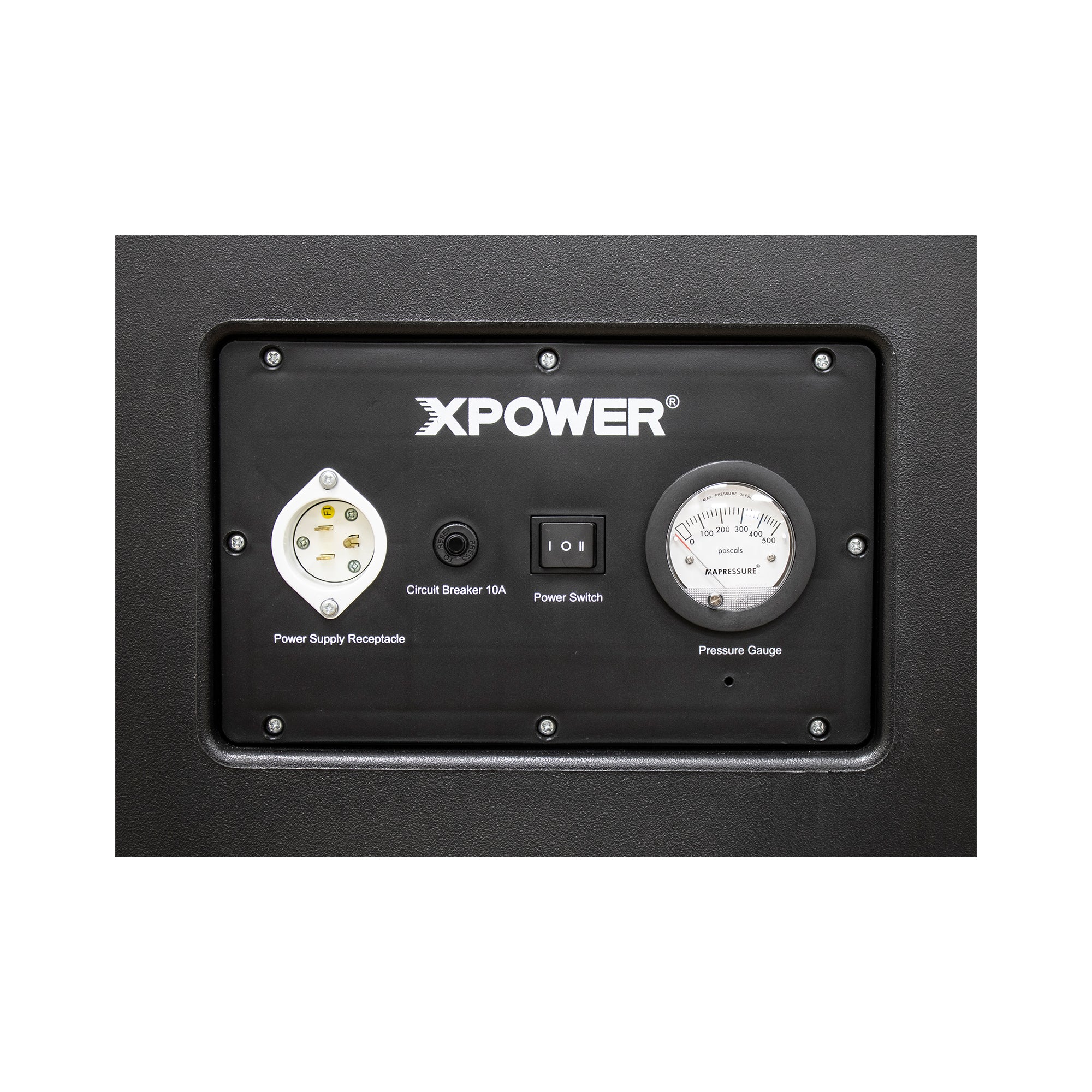 XPOWER AP-2000 Portable HEPA Air Scrubber & Air Filtration System - 2000 CFM control panel view