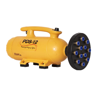 XPOWER VIKING PDS-12 Pressurized Wall Cavity Dryer left angle view