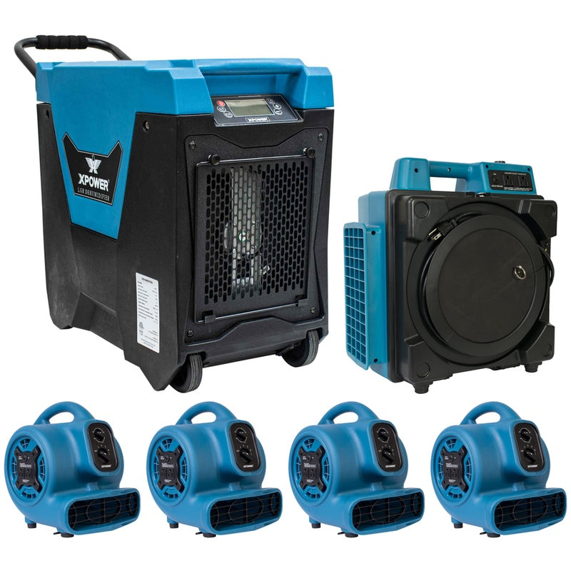 XPOWER water restoration equipment packages DIY KIT #2 MAIN VIEW
