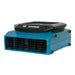 XPOWER XL-760AM Professional Low Profile Air Mover (1 3 HP) IN BLUE LEFT ANGLE MAIN VIEW