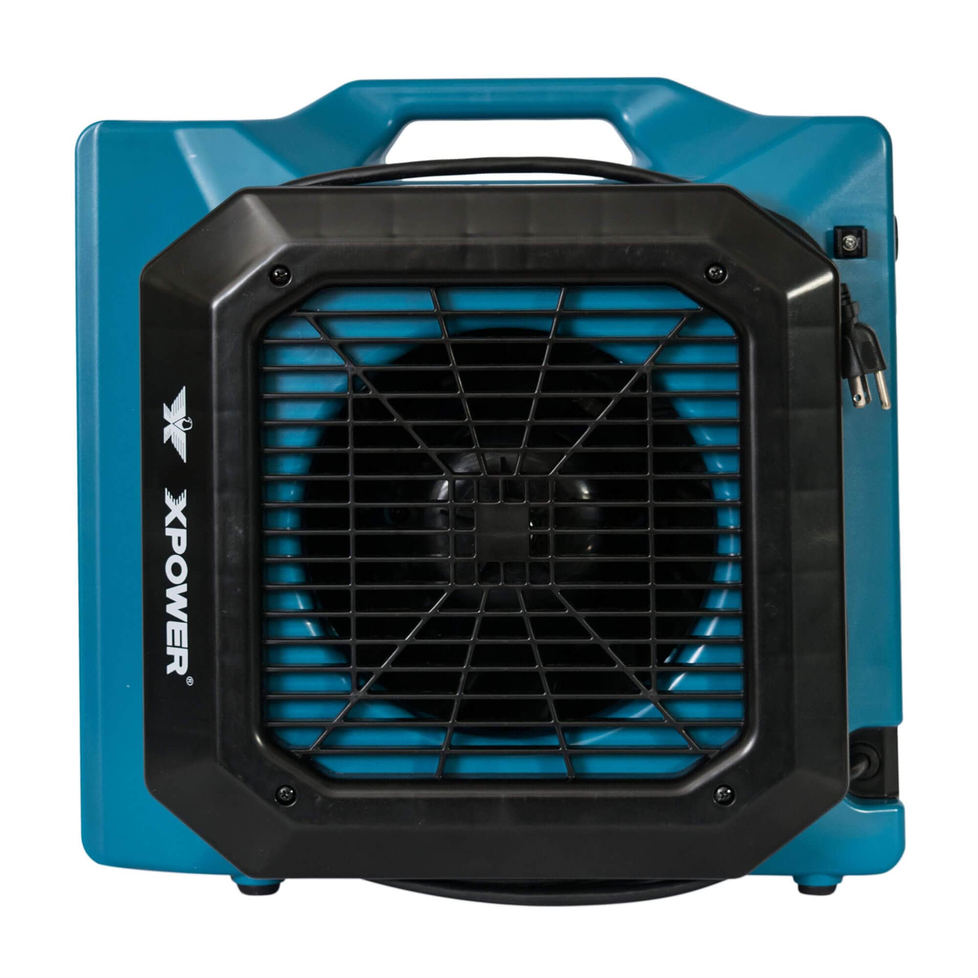XPOWER XL-760AM Professional Low Profile Air Mover 1/3 HP - 1150 CFM in blue top view