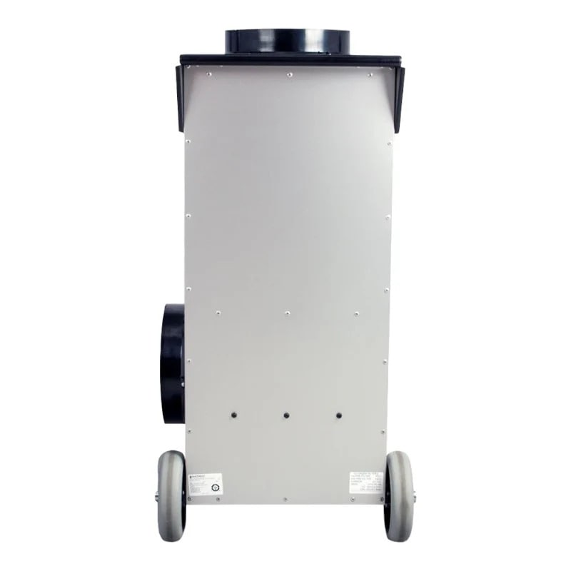 Abatement Technologies - HEPA-AIRE® PAS1700 - Portable Air Scrubber - 1,650 CFM back view showing machine on white background