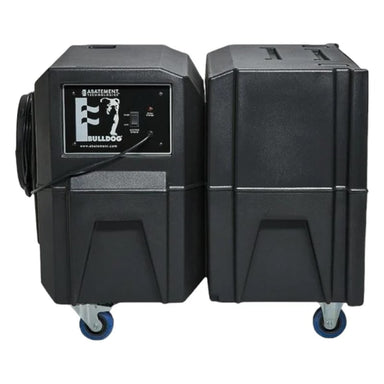 abatement technologies bd2km left side view showing control panel