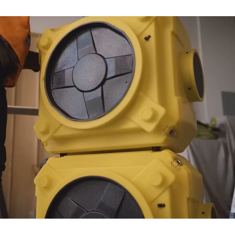 alorair cleanshield hepa 550 air scrubber stacked view