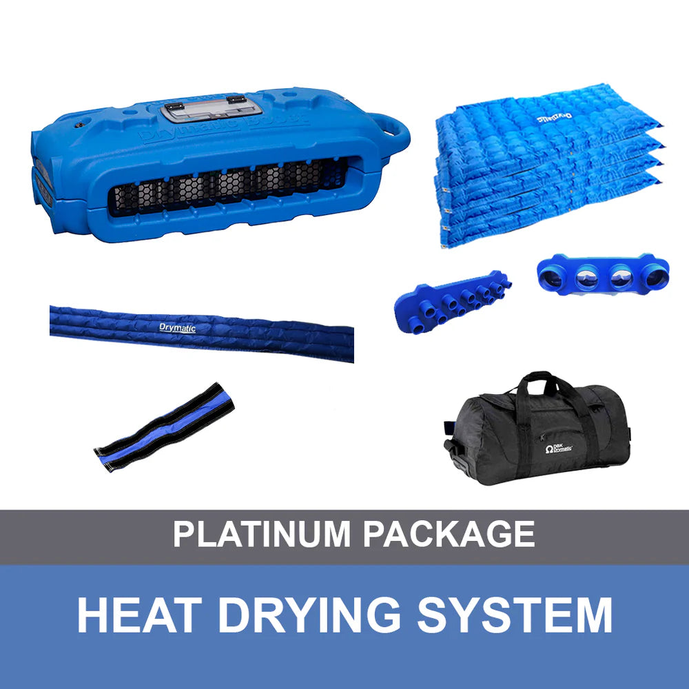 DBK Drymatic #FGPH351, Platinum Package Wall/Floor Mat Drying System full kit view