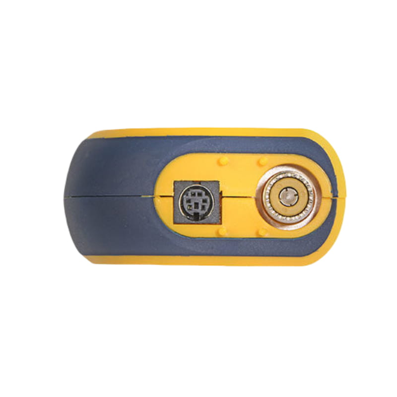 delmhorst navigator pro moisture meter top view showing connecting ports for sensors and pins