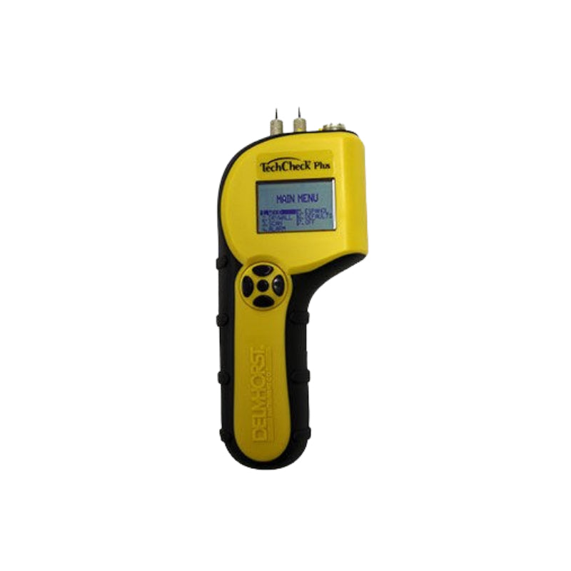 delmhorst techcheck plus in yellow front view