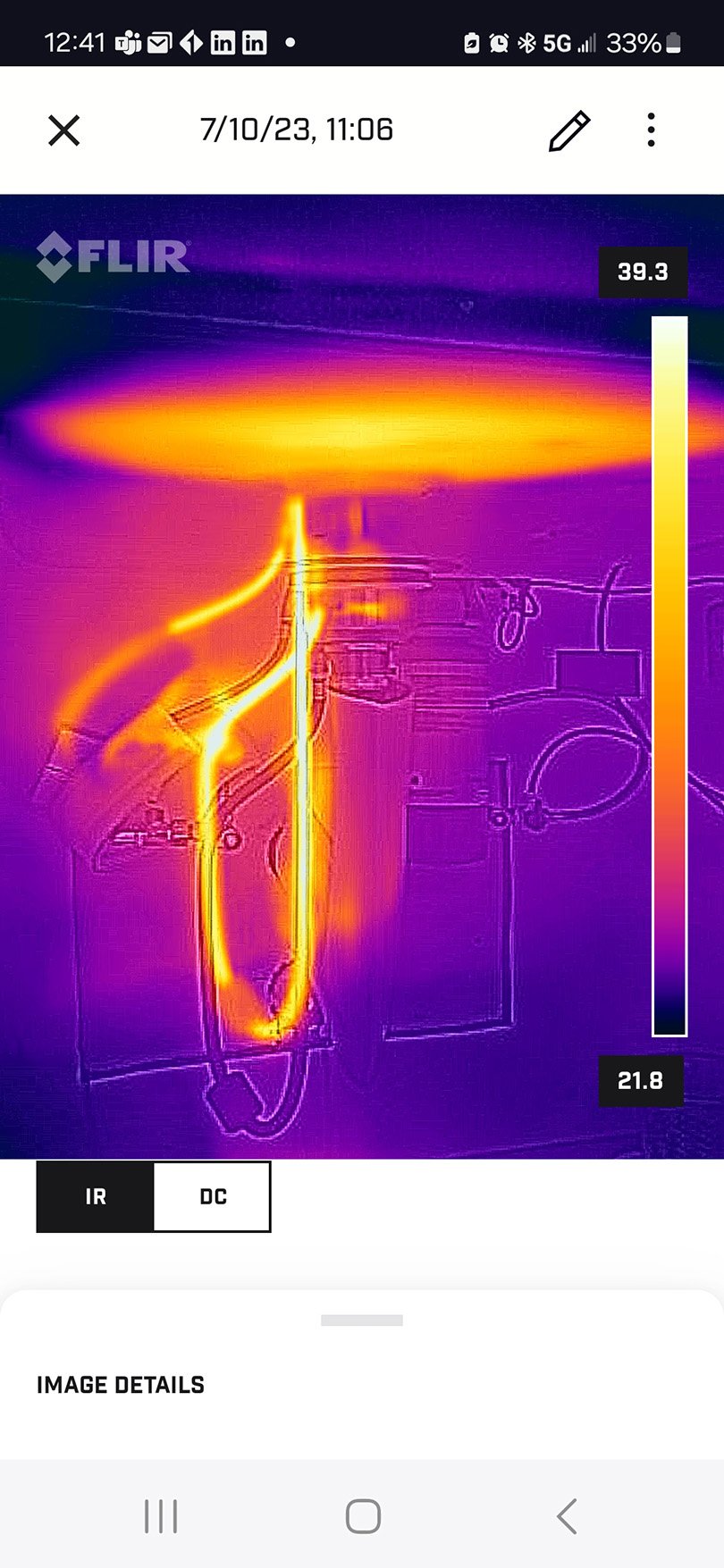 flir one edge pro photo from app gallery