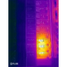 flir one edge pro thermal camera detecting temperature on electrical breaker