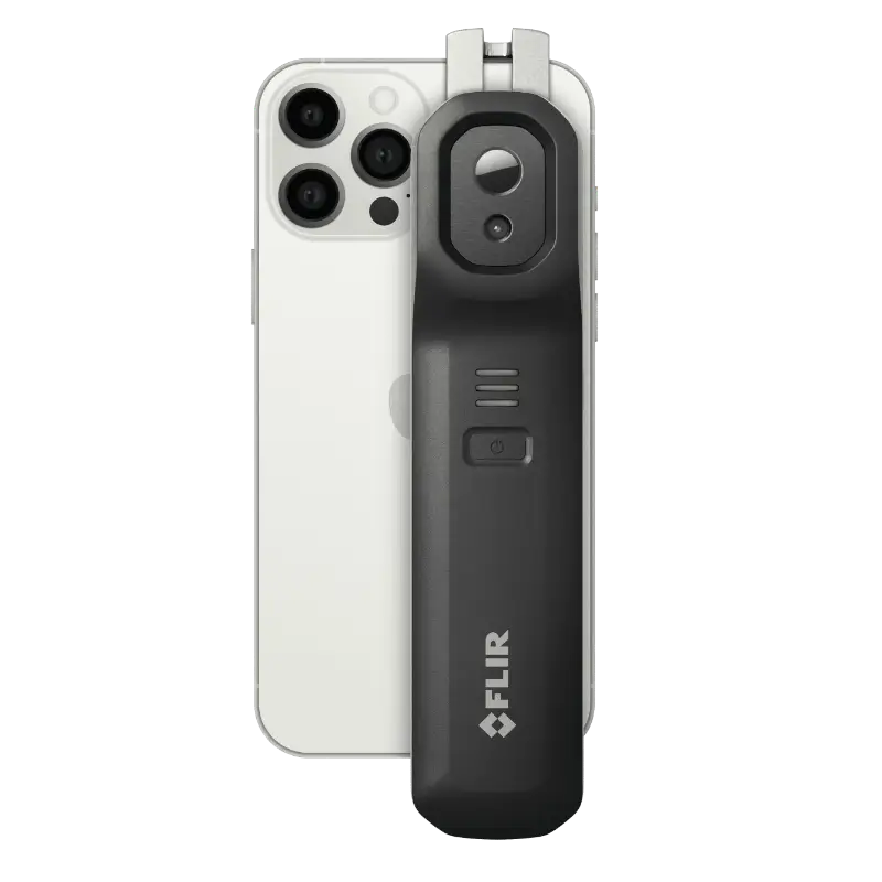 flir one edge pro mounted on iphone